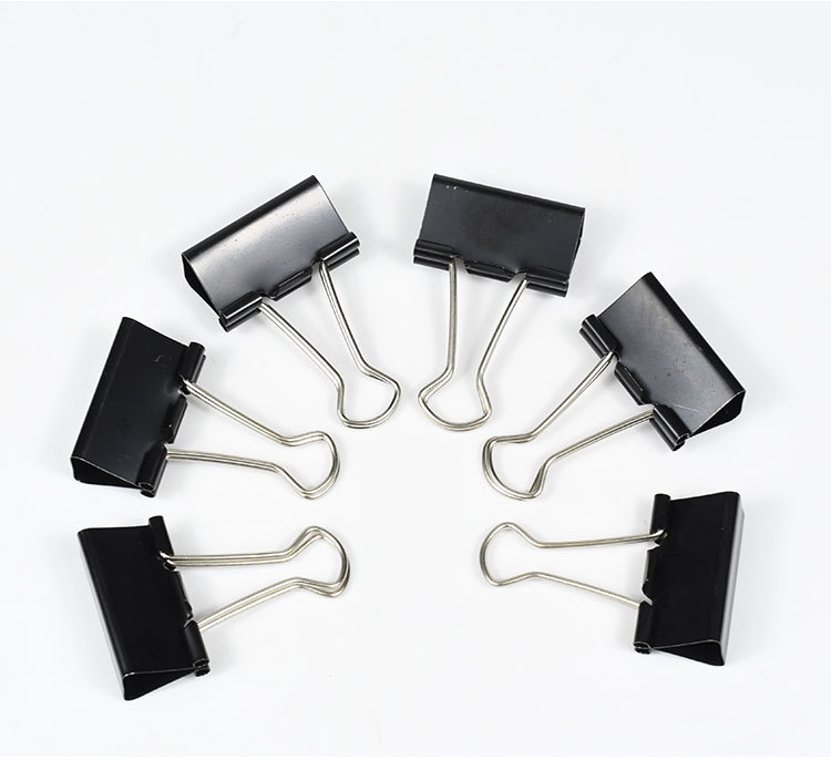 长尾夹 燕尾夹办公文具文件大号夹子 书夹票据夹金属不锈钢铁夹详情9