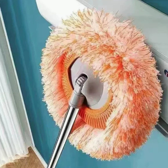 New Sunflower dusting dusting two-section rod roof household cleaning dusting dusting, round Chenier car wash sunflower pic 5