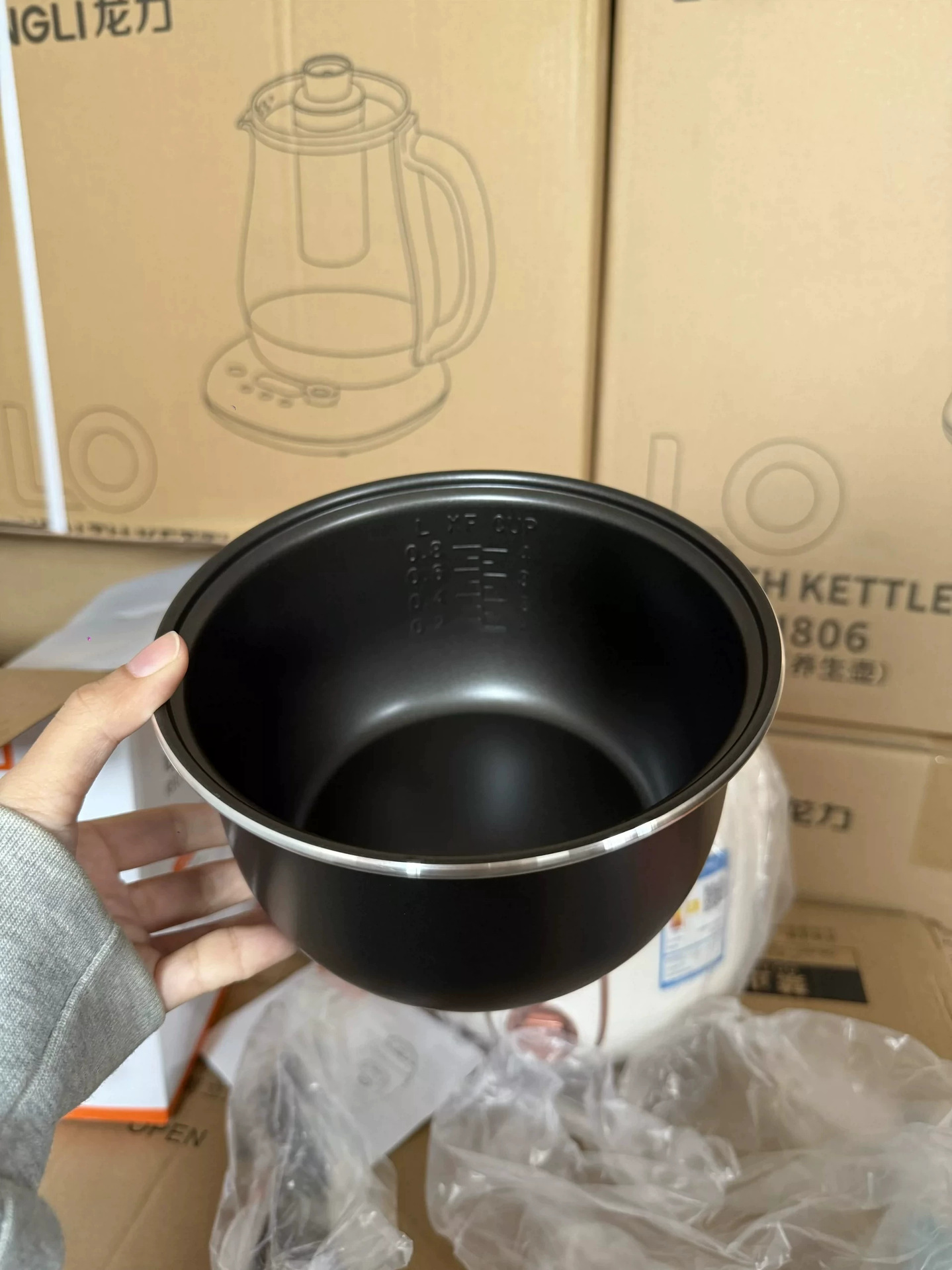 龙力南瓜煲家用厨房用品精致小容量迷你电饭煲汤米分离蒸汽电饭锅详情16