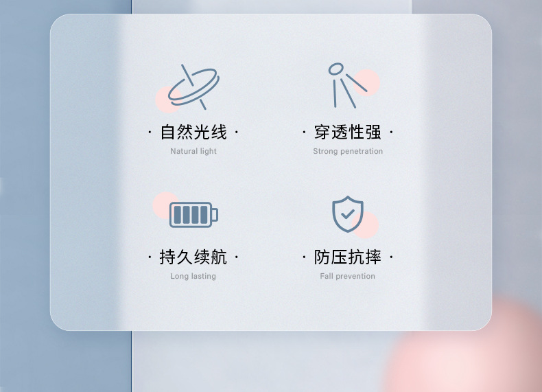 USB charging oral mirror, home anti-fog band light, replaceable oral mirror and dental mirror, dual light source dental internal examination mirror pic 2