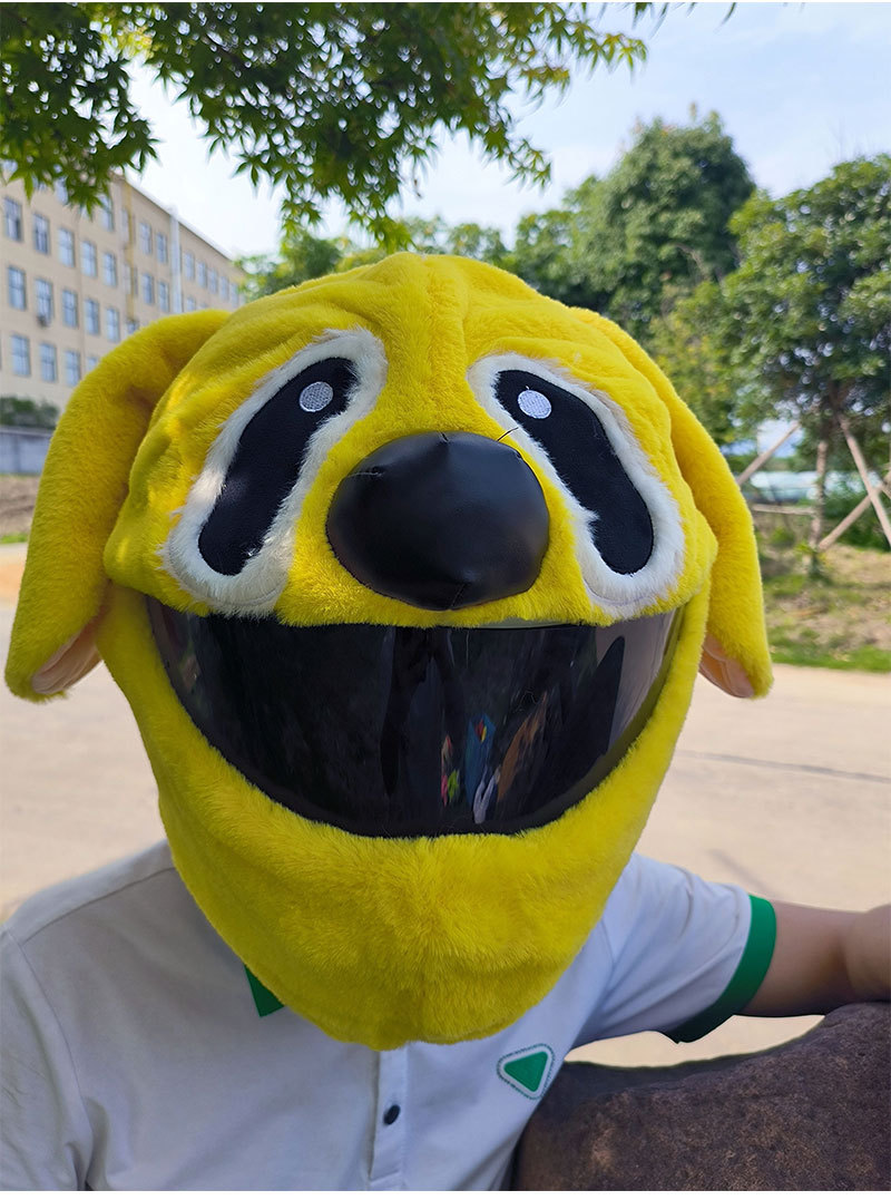 Pumpkin plush helmet cover, cute full helmet protective cover, cycling head cover, Easter pumpk-shaped protection pic 18