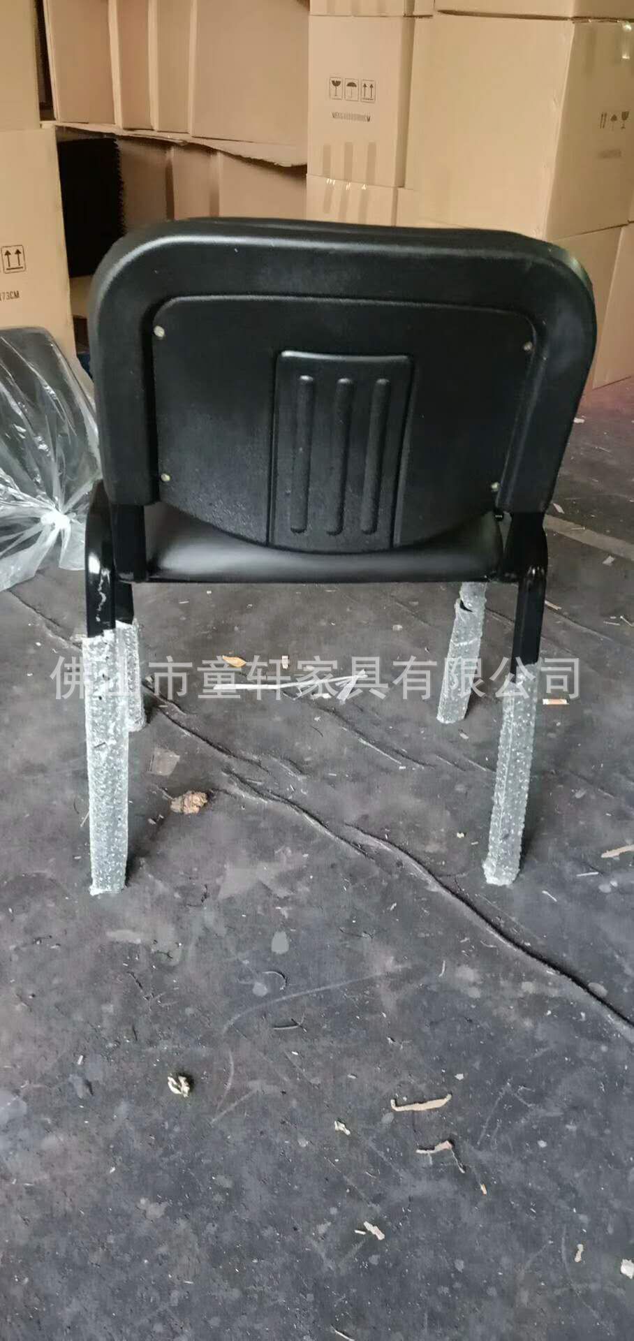 Foshan manufacturer wholesals foreign trade office chairs, fabric four-legged training chairs with writing boards and armless conference seats pic 62
