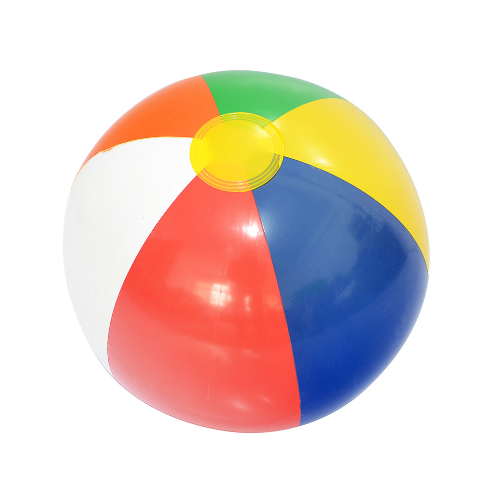 Six pieces of colored beach balls are selling well across borders. 16-inch inflatable colored balls are swimming pool water play toys made of eco-friendly materials pic 8