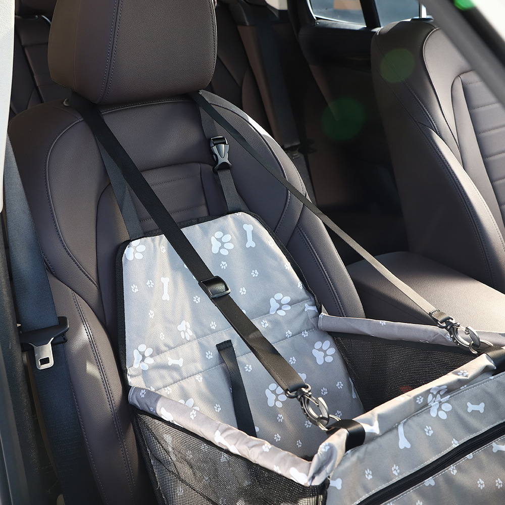 Rongka Pet Cross-border Car Pet Bag, Cute Printed Portable Pet Bag, Oxford Cloth Car Pad Pet Hanging Bag, Pet Travel Bag pic 7