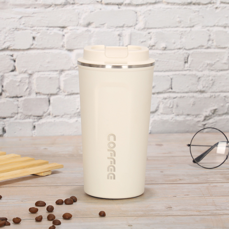 高颜值时尚不锈钢咖啡杯办公室随行保温杯商务活动礼品水杯批发详情5