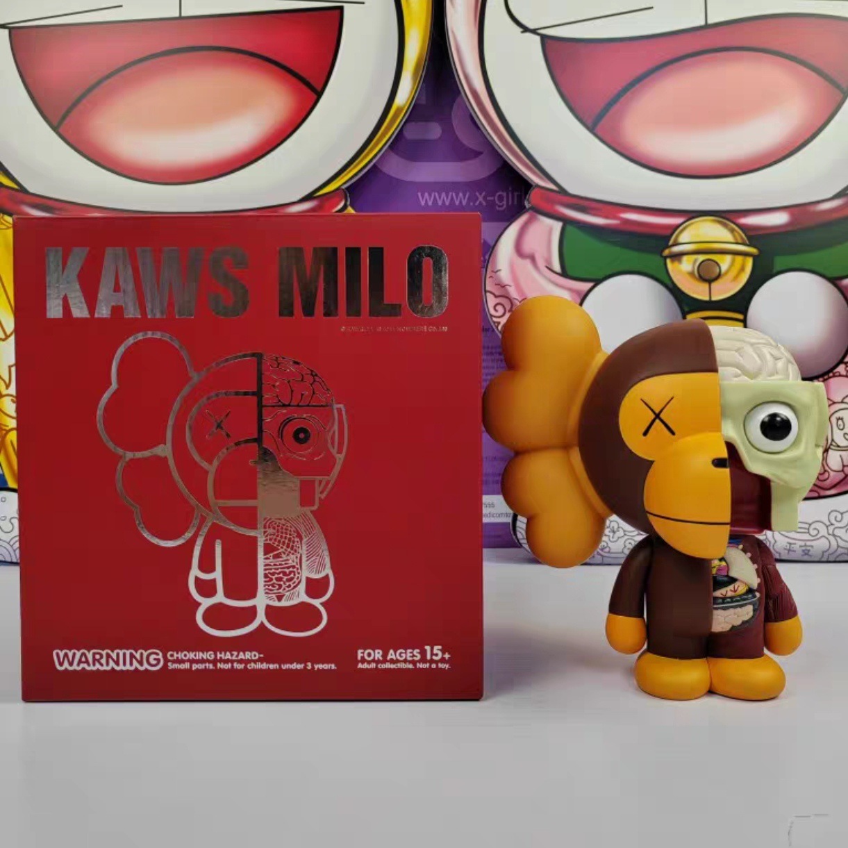 kaws芝麻街公仔客厅高档轻奢潮玩暴力熊桌面摆件手办卡通家居礼物详情22