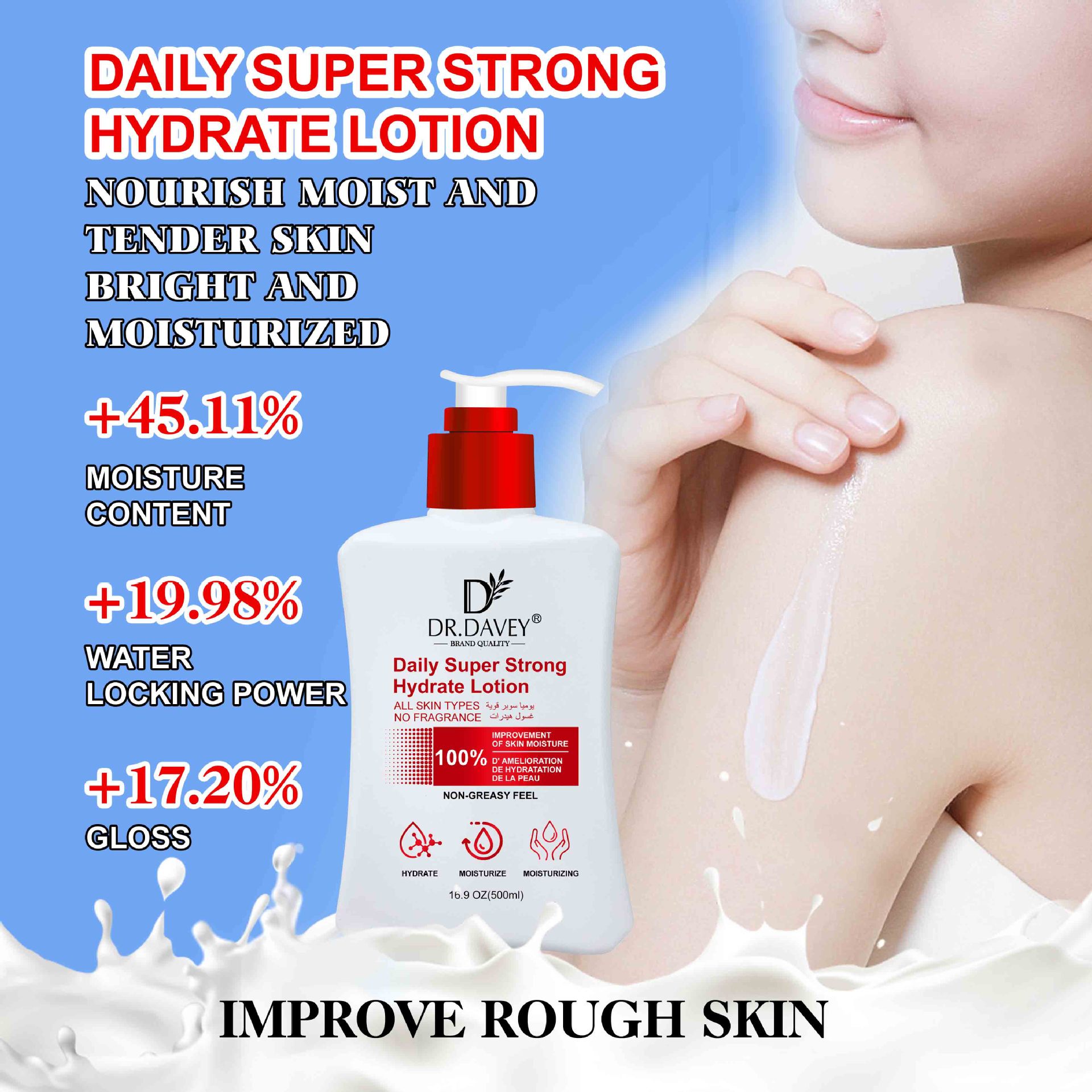 Daily Moisture Whitening+Super Strong Hydrate Lotion body Lotion pic 5