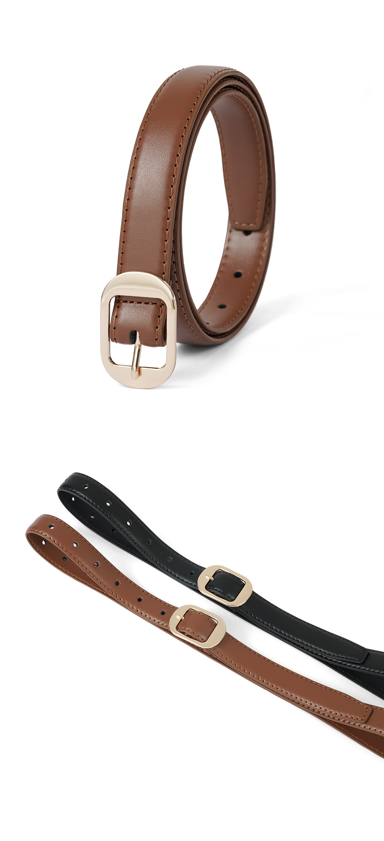 新款女士休闲皮带时尚百搭高端感腰封女式装饰腰带服装配饰详情11