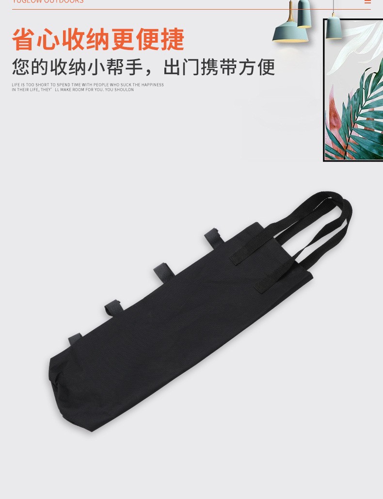 跨境户外广告防风帐篷固定沙袋四脚沙遮阳棚防风沙包工厂现货批发详情4