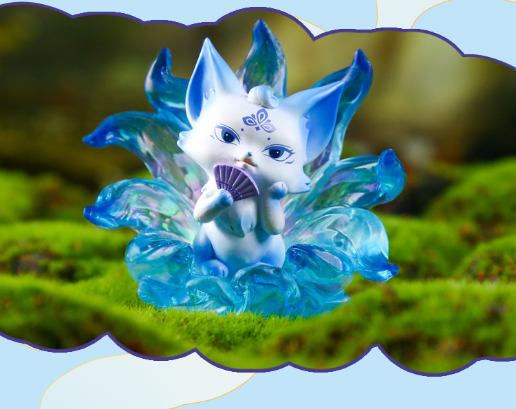 国潮古风手办山海狐缘盲盒桌面创意工艺品潮玩手办摆件批发详情14