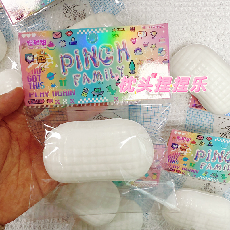 Wet soft slow rebound pillow, food and play paper bag packaging, fluid pinching fun stress-relieving toy, Pinching fun stress-relieving toy pic 2