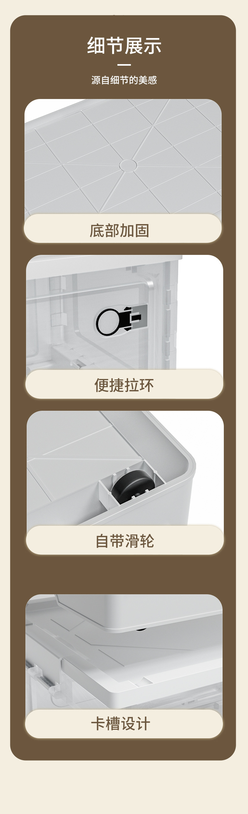Folding storage boxes for clothes, quilt covers, toys, books, transparent organizing boxes, wheeled storage boxes for school dormitories pic 13