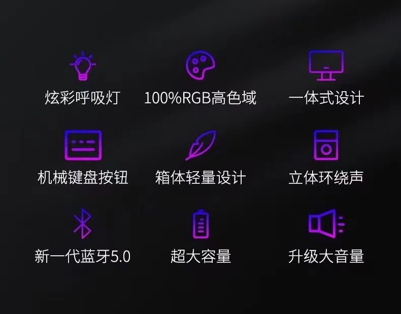 跨境新款Z6无线桌面蓝牙音响多功能大音量便携式户外低音炮小音箱详情11