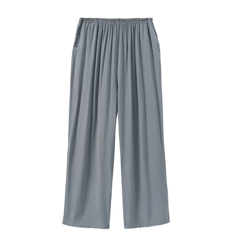 中老年棉绸男士开衫爷爷居家服套装唐装短袖长裤睡衣休闲爸爸装夏详情22