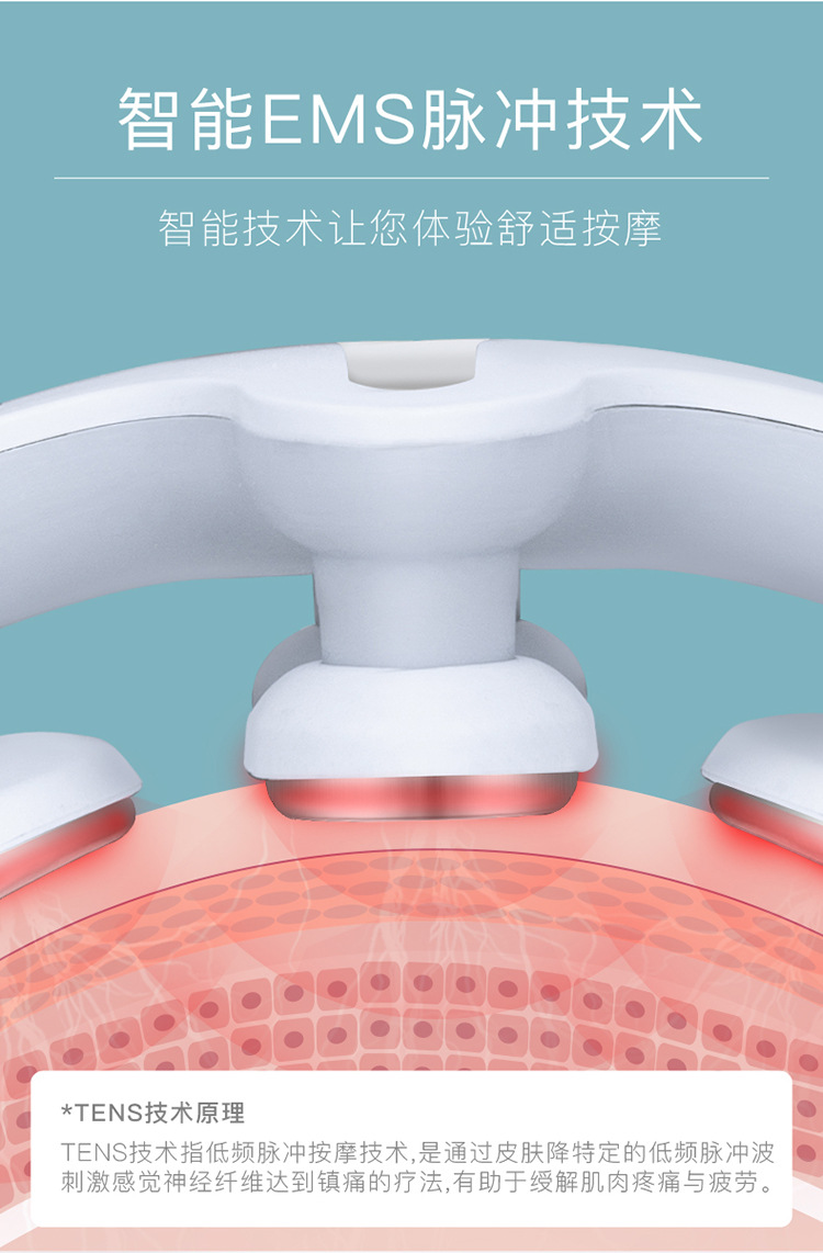 Wholesale business gift hot compress cervical massager, neck shoulder and neck massager, neck wonder, spinal neck protection K80 pic 10