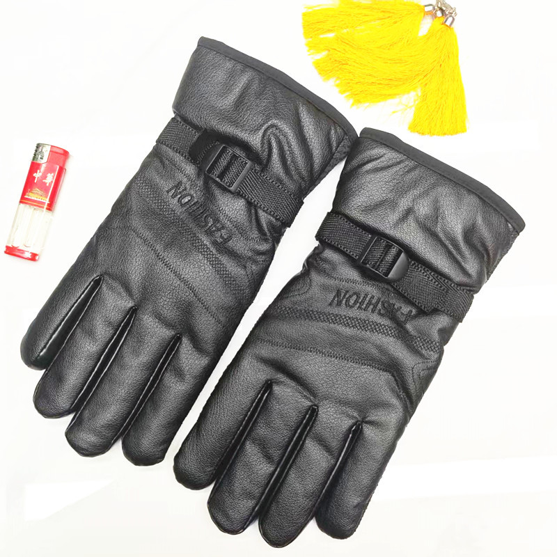 Imitation deerskin sports outdoor fleece gloves for warmth, thickened windproof cycling, winter cotton gloves for cold protection, wholesale from the manufacturer pic 13