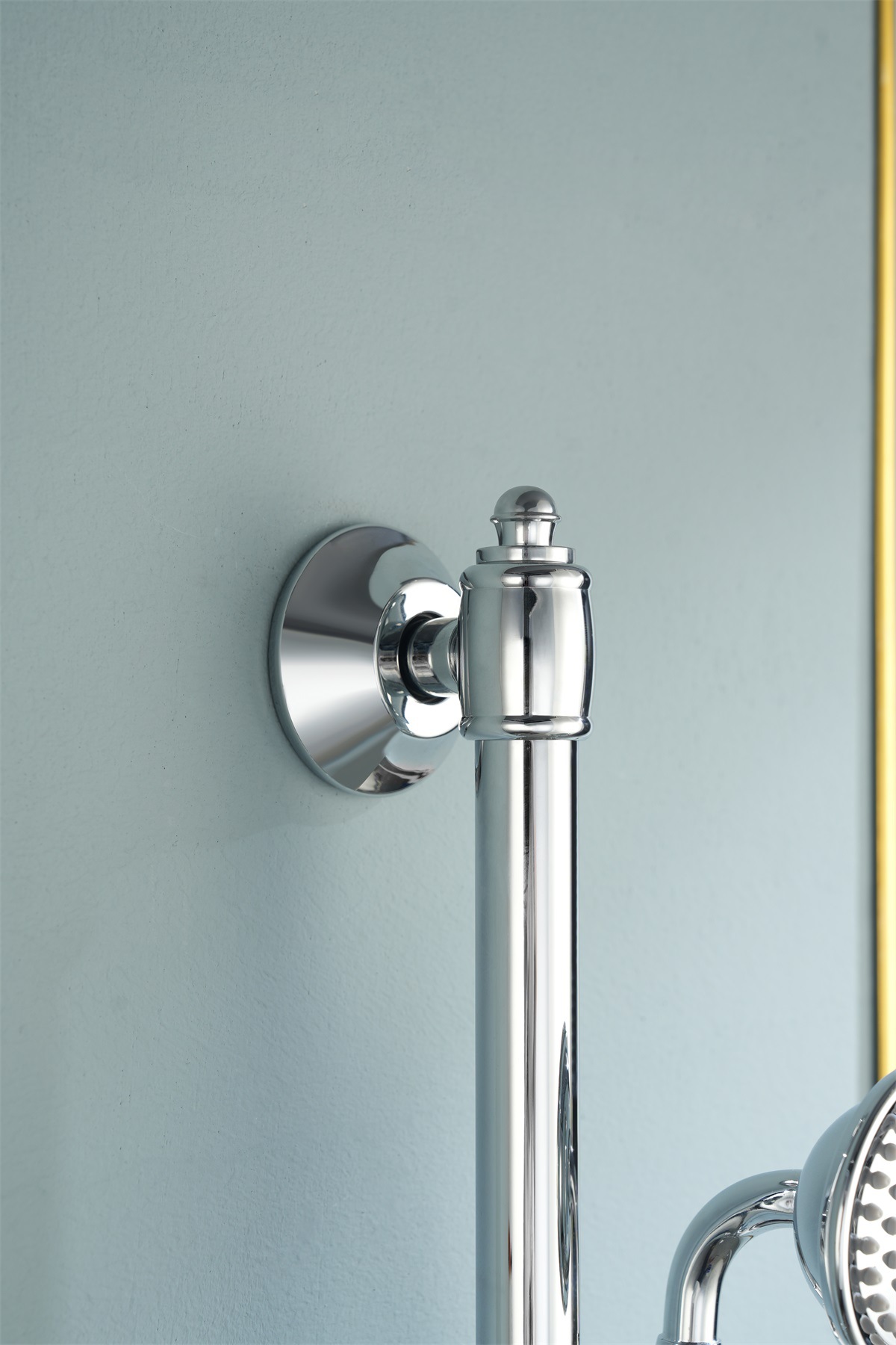 欧式全铜冷热花洒金色淋浴花洒挂墙式龙头卫生间升降增压混水阀详情22