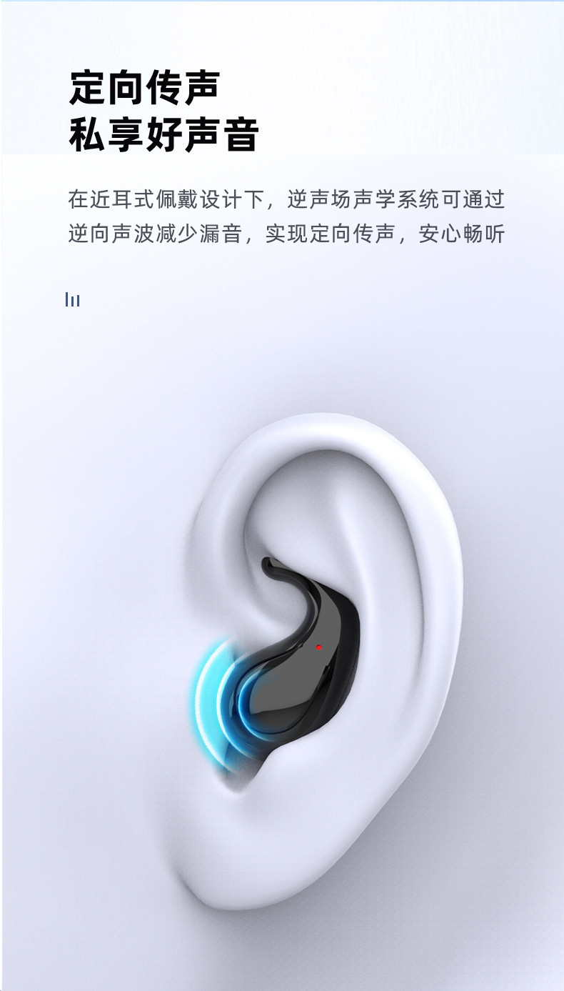 无线蓝牙耳机pro80新款跨境TWS贴耳式私模耳机2026新款长续航批发详情9