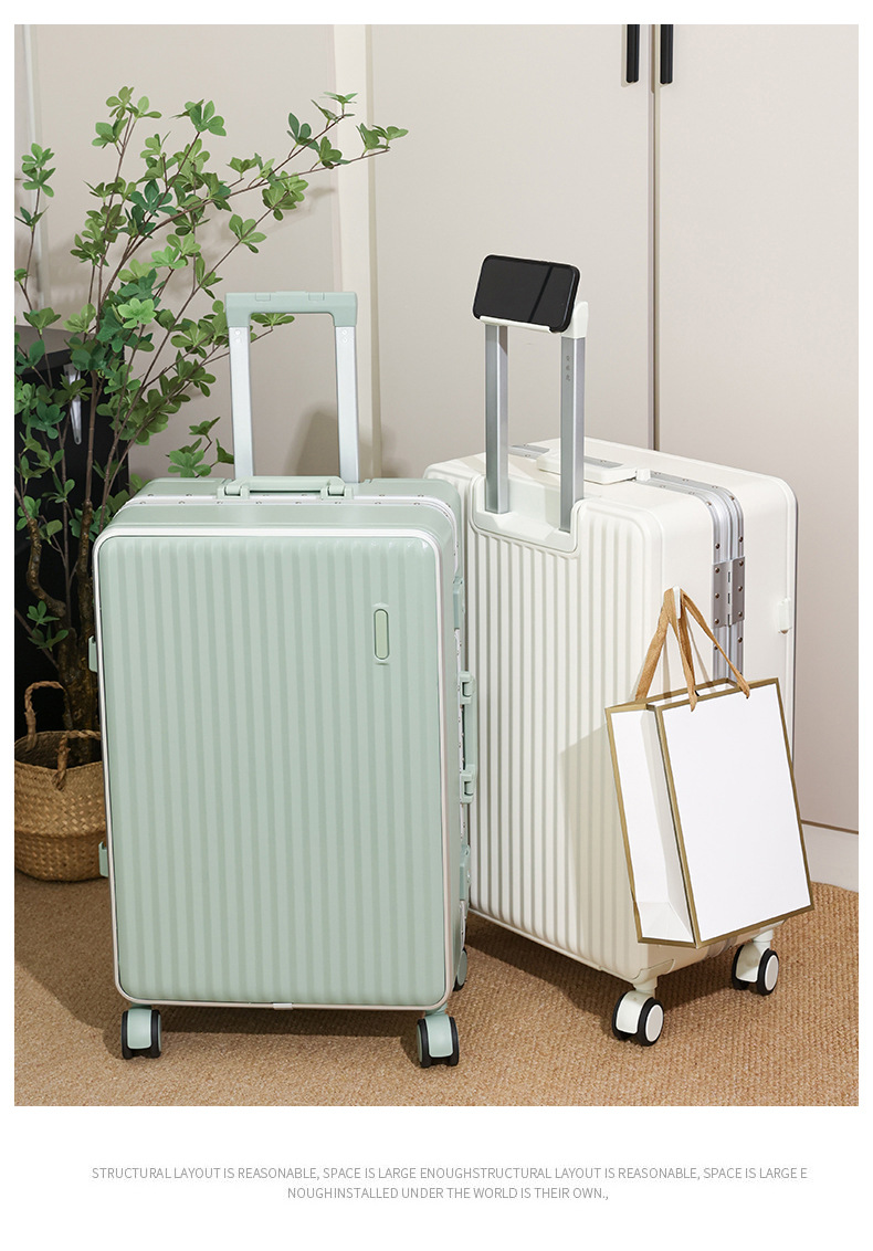 行李箱26寸铝框款20寸旅行箱万向轮学生结实耐用行李箱24寸拉杆箱详情35
