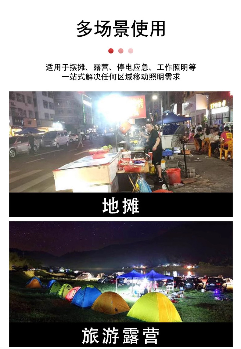 Jiuliang DP multi-functional power failure emergency bulb, emergency type product, fire lamp, ambient light pic 21