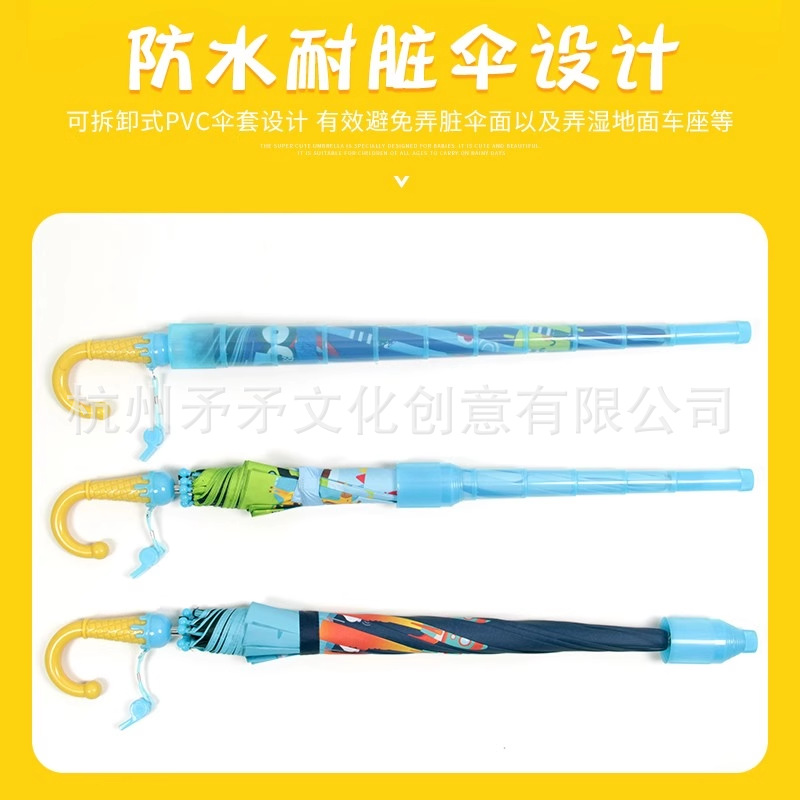 黑胶伞晴雨两用防紫外线女幼儿园太阳伞学生轻便携耐用儿童雨伞详情3