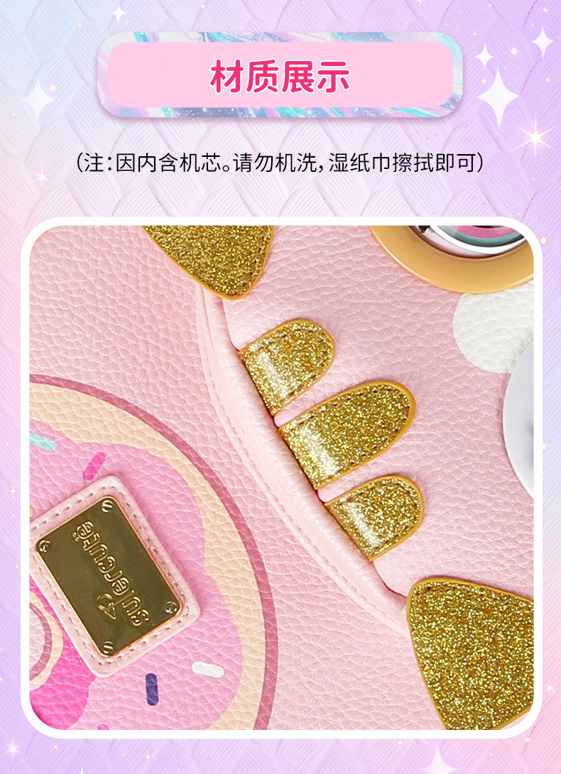 儿童可爱时尚眨眼智能对话互动钱包女孩小精灵背包AI玩具礼物详情15