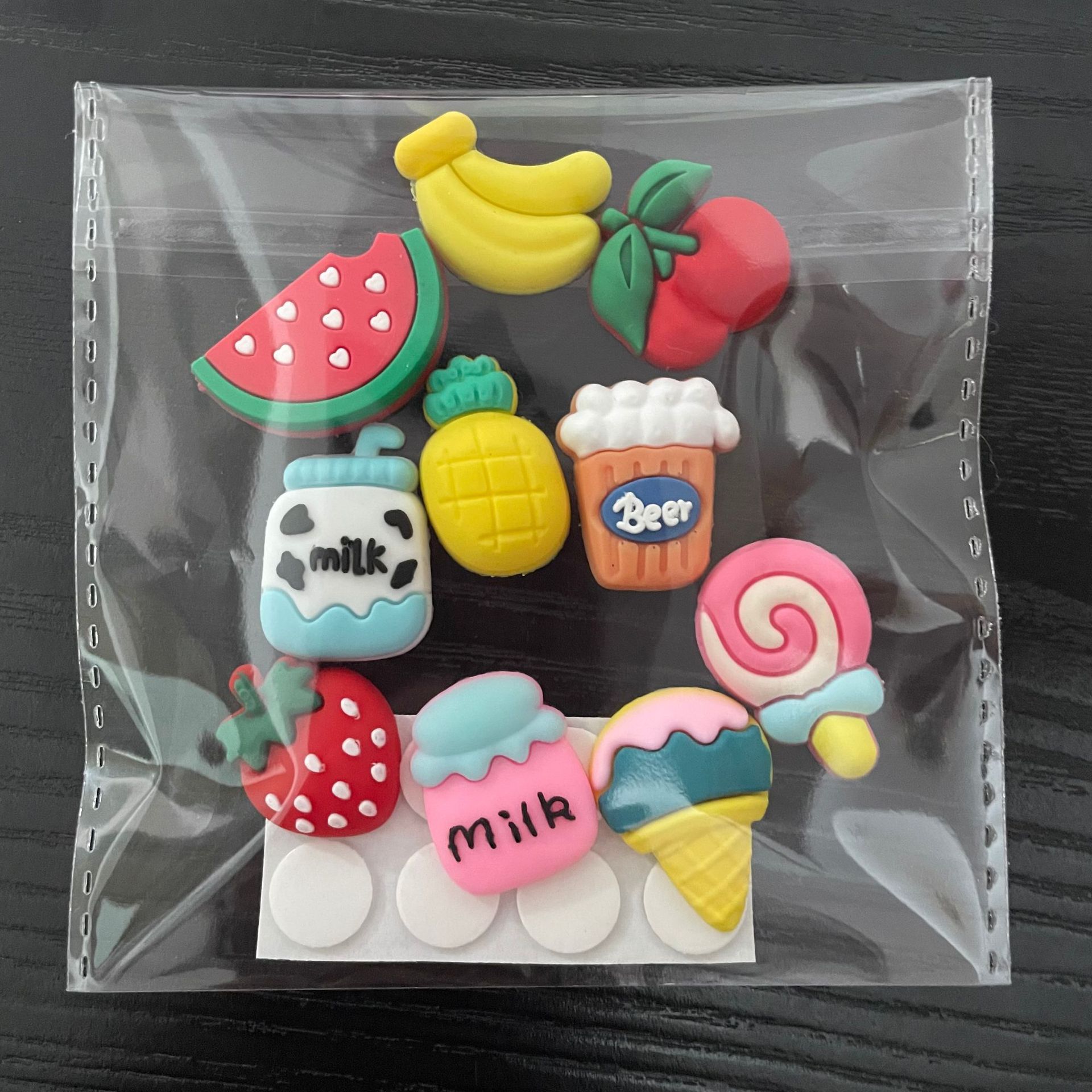 可爱卡通奶油胶树脂配件饰品配件发夹diy配件 咕卡配件创意贴片详情12