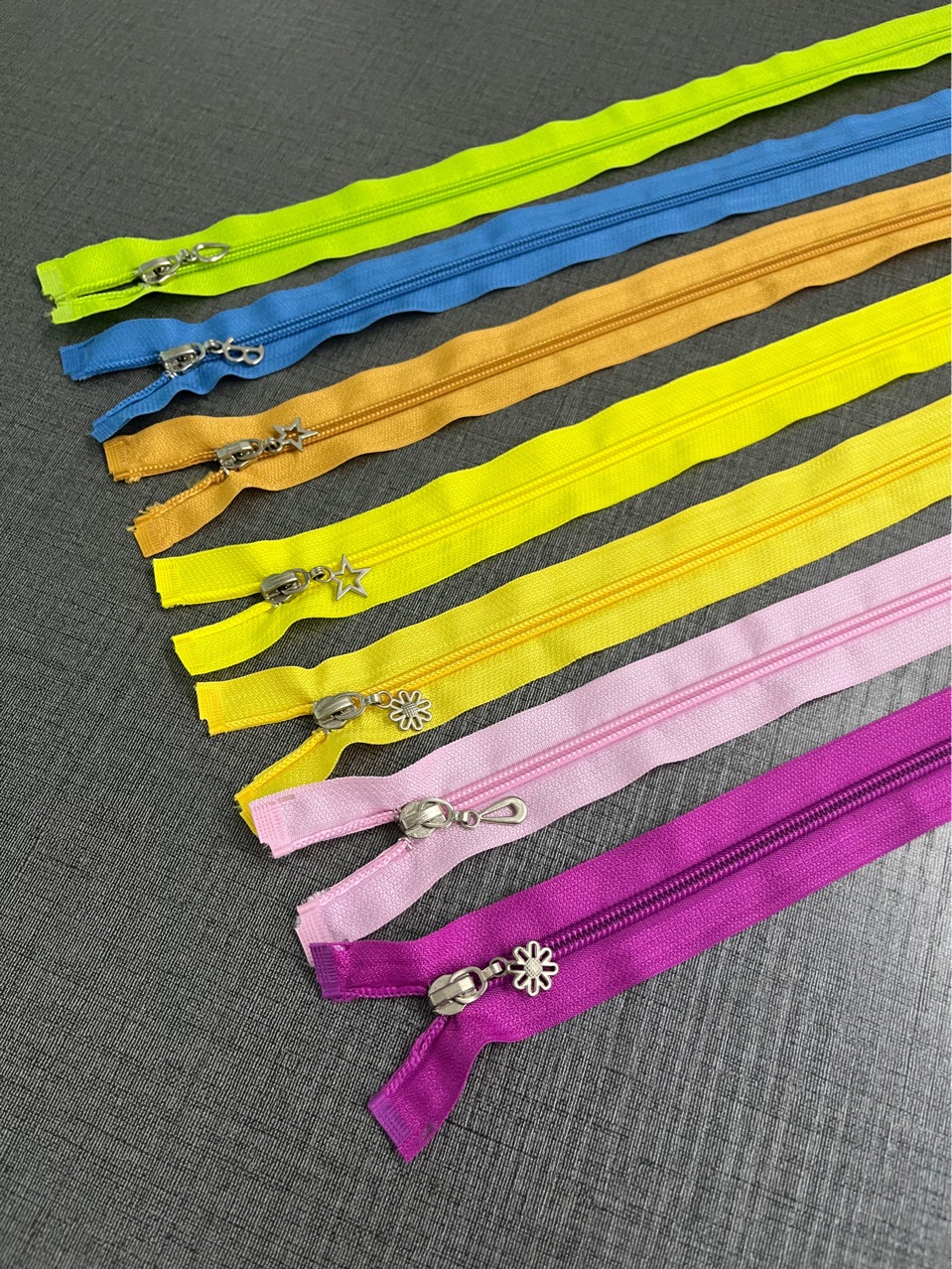 5号尼龙开口装饰头夹克羽绒服拉链50公分详情3