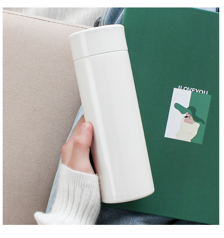 简约保温杯女精致不锈钢水杯学生便携清新韩版森系杯子ins原宿风详情12