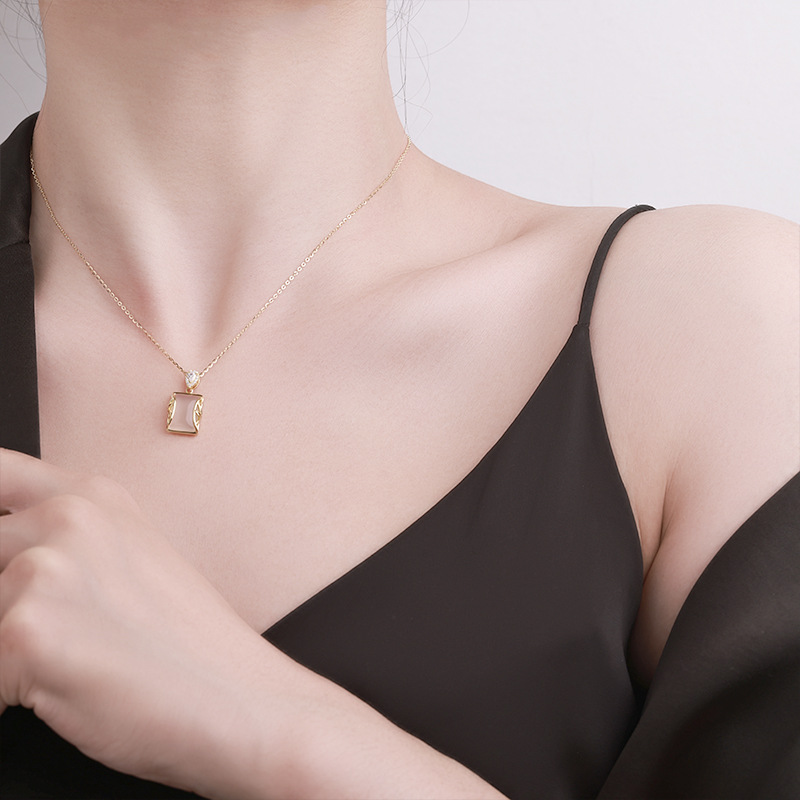 卓恒甄选平安牌唐卡铜镀金项链吊坠银饰配件吉他款首饰品详情14