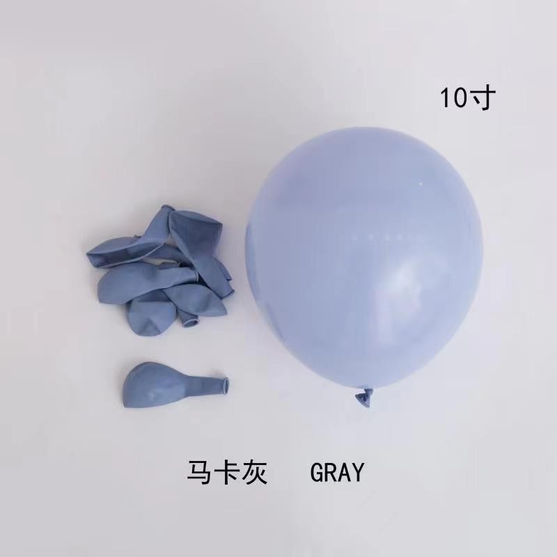 2.2-gram 10-inch matte latex balloons, pearlescent balloons, wedding balloons, party decorations, macarons, arch doors, wedding pic 35