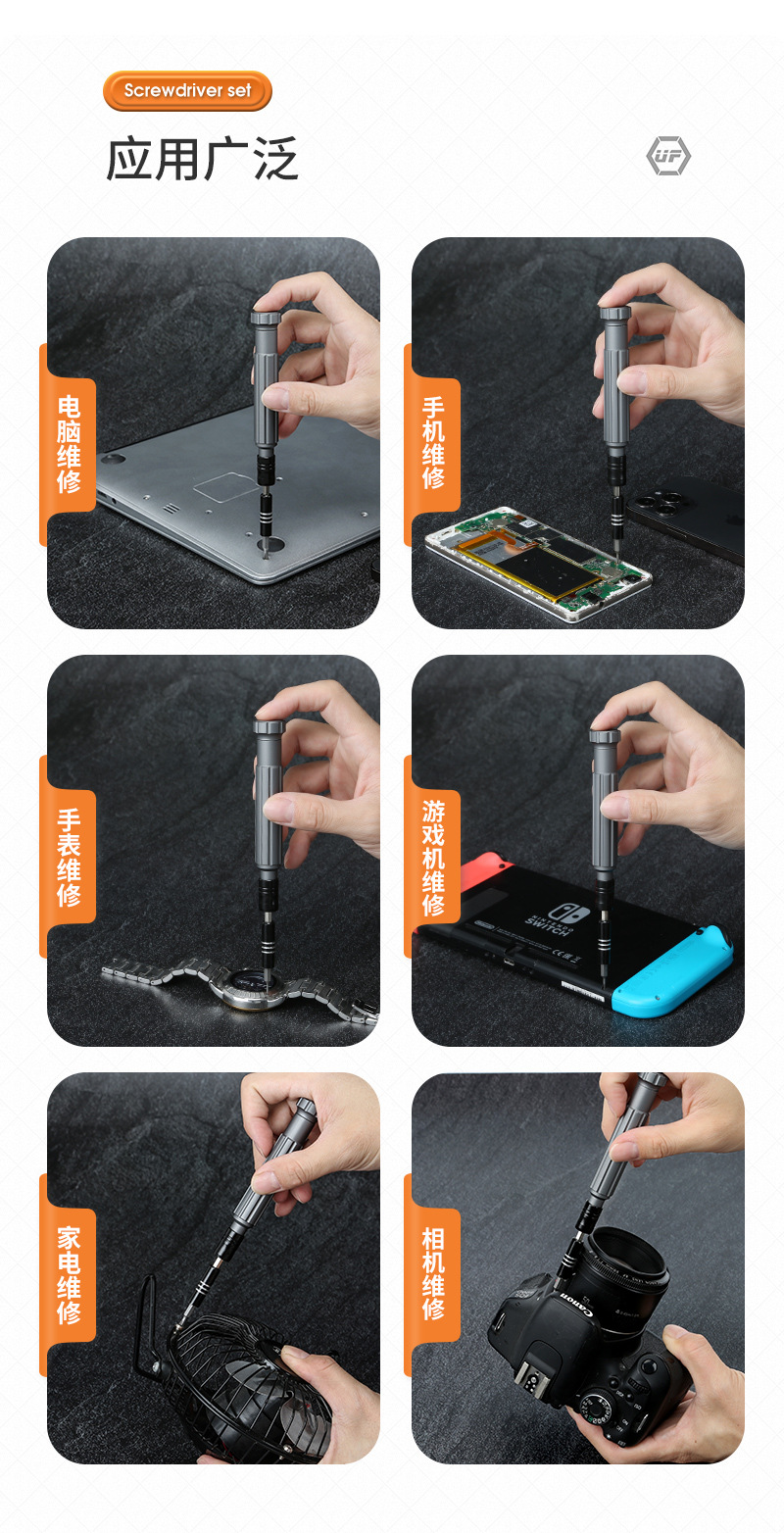 150-in-1 screwdriver set, hardware tools, multi-functional metal handle screwdriver, mobile phone disassembly and repair tools pic 11