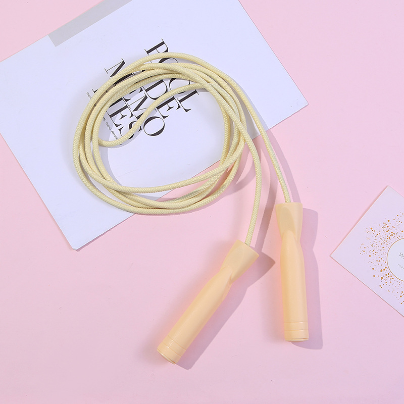 简约运动跳绳厂家批发可调节健身锻炼减脂运动绳成人学生通用跳绳详情5