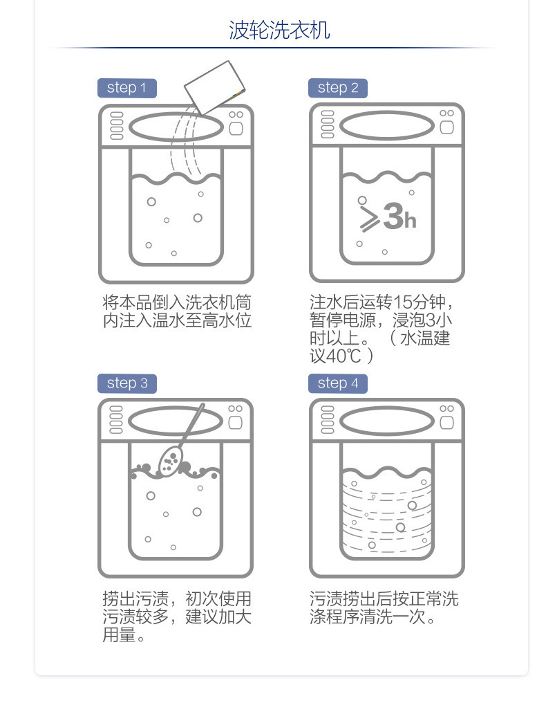 12-piece effervescent tablets for washing machine tub deep cleaning, decontamination and dirt removal cleaner, solid washing machine cleaner pic 8
