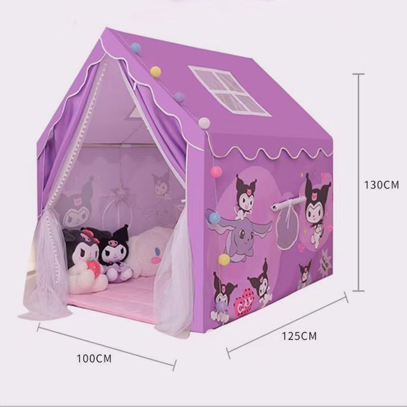 儿童室内帐篷游戏屋女孩公主帐篷宝宝分床神器室内小房子帐篷哄娃详情2