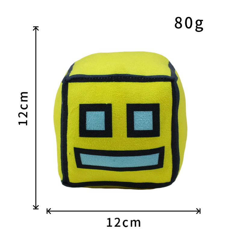 New cross-border geometry dash plush geometry Dash game plush toy doll pillow pic 13