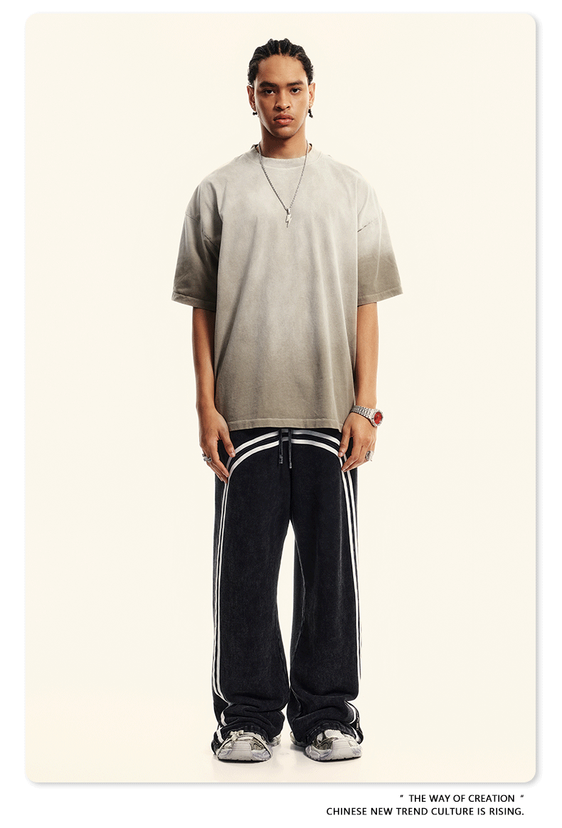 BE男装2025春夏新款纯棉水洗做旧t恤男街头潮牌巴家重磅短袖t恤男详情57