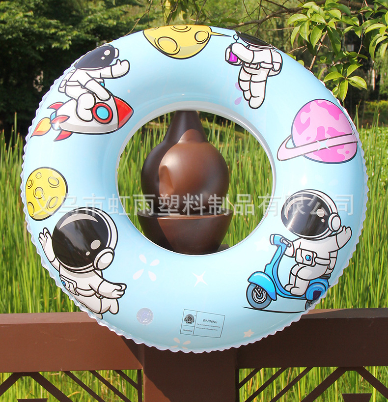 虹雨新款宇航员游泳圈白色太空泳圈充气腋下圈儿童卡通系列救生圈详情6
