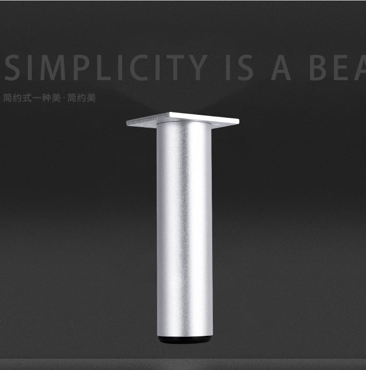 可调节柜脚家具脚垫伸缩防滑桌脚电视沙发床脚增高铝合金支撑柱脚详情13