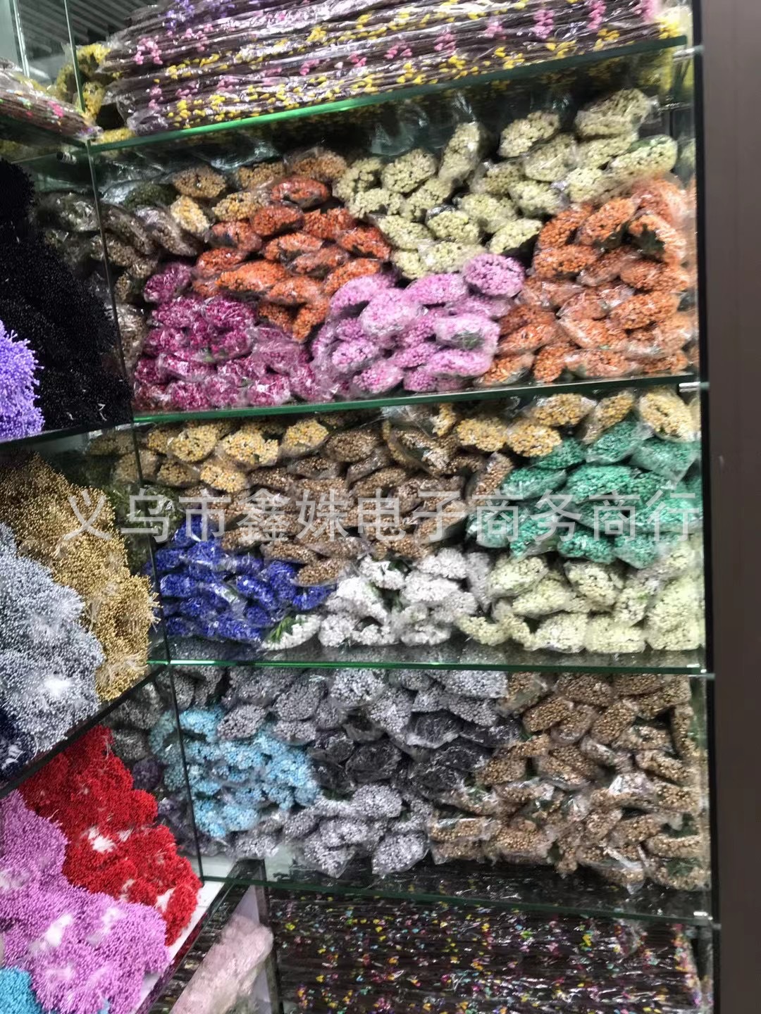 A complete package of 144 artificial flower bouquets and garlands with leaves for the Xitang box accessories pic 18