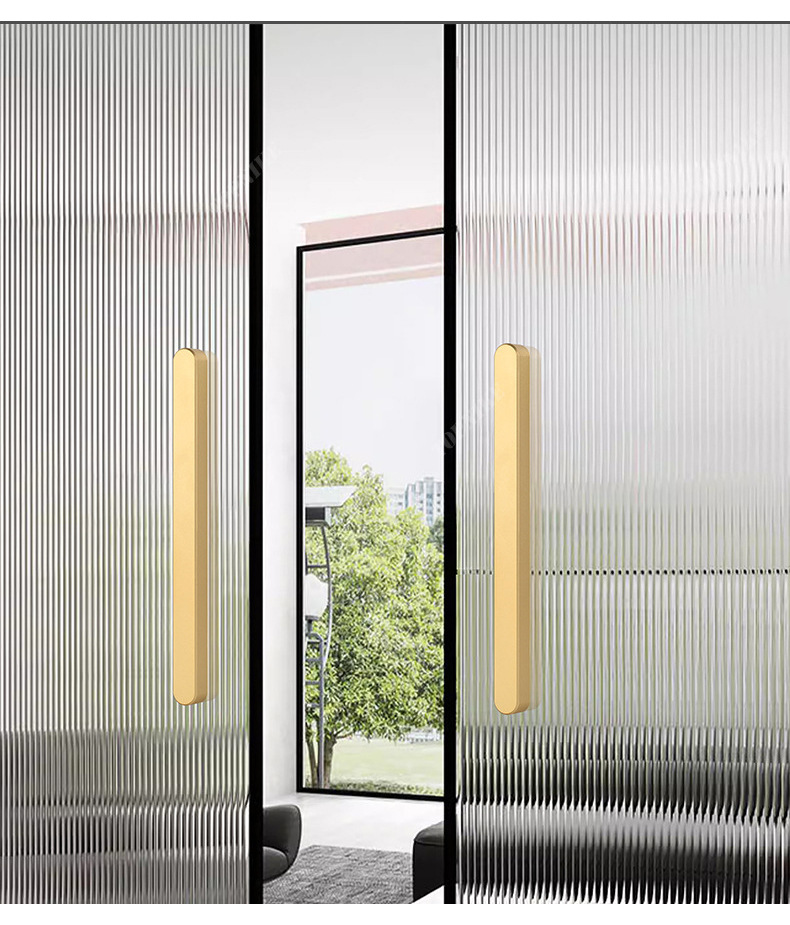 极窄推拉门一字自粘拉手免打孔移门把手厨房门小金条手把条形扣手详情7