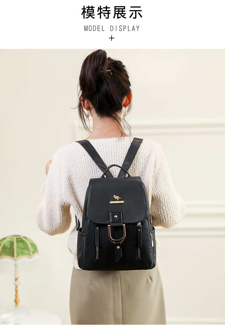 女士双肩背包高颜值多功能大容量背包2024春季新款洋气时尚休闲包详情21