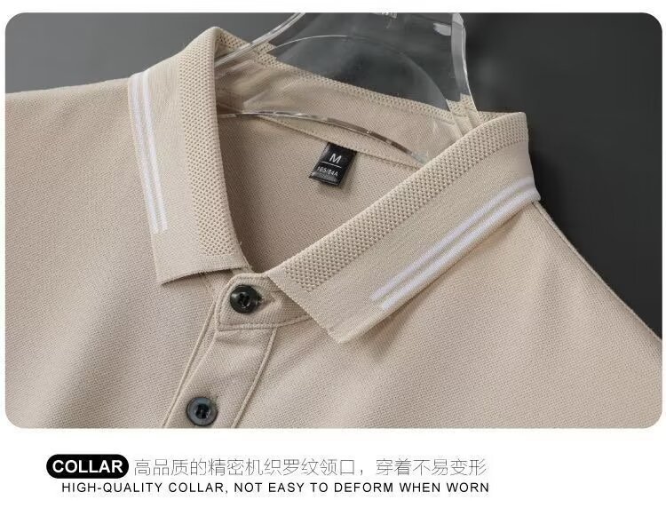 短袖男士T恤Polo打底衫新款夏季男装翻领休闲衬衫T恤男式上衣批发详情23