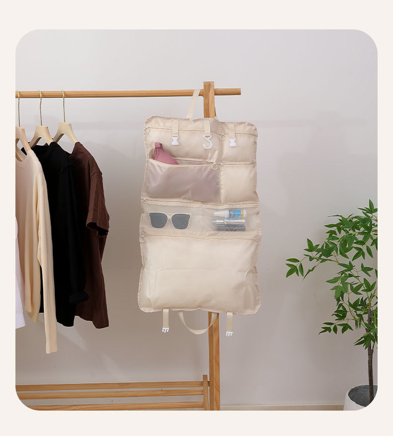 Lazy seven-in-one travel storage bag, luggage storage and organization bag, clothes hanging bag, underwear storage and sorting bag pic 1