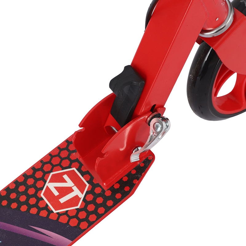 工厂200PU轮带手刹滑板车日常休闲滑板车上下班折叠成人代步滑板详情4