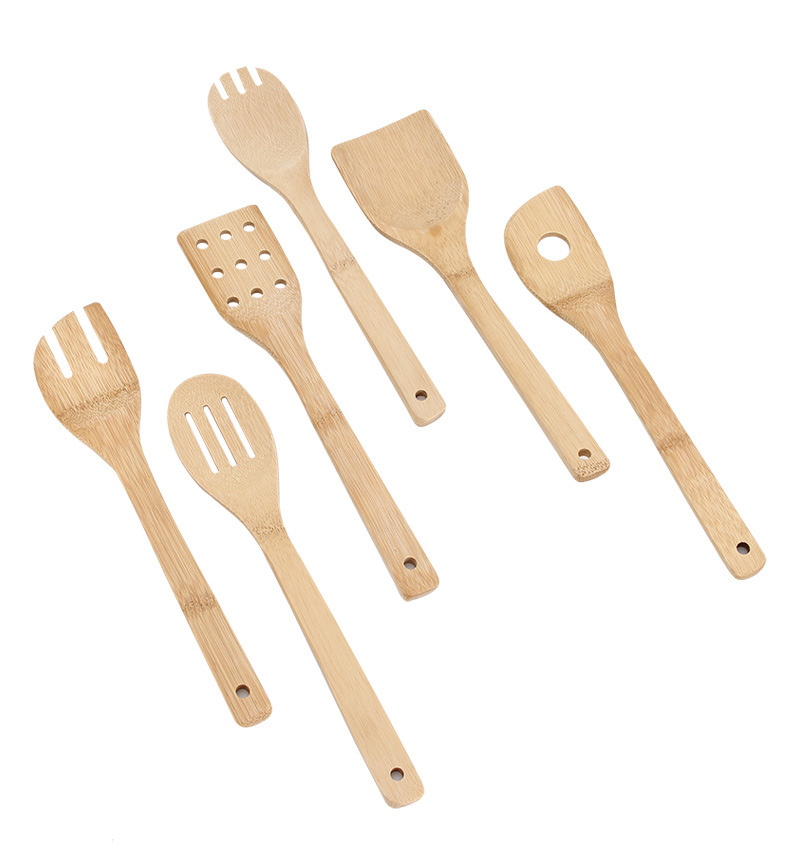 竹制长柄锅铲竹铲不粘锅专用炒菜铲子烹饪勺铲套装定制LOGO竹饭勺详情14