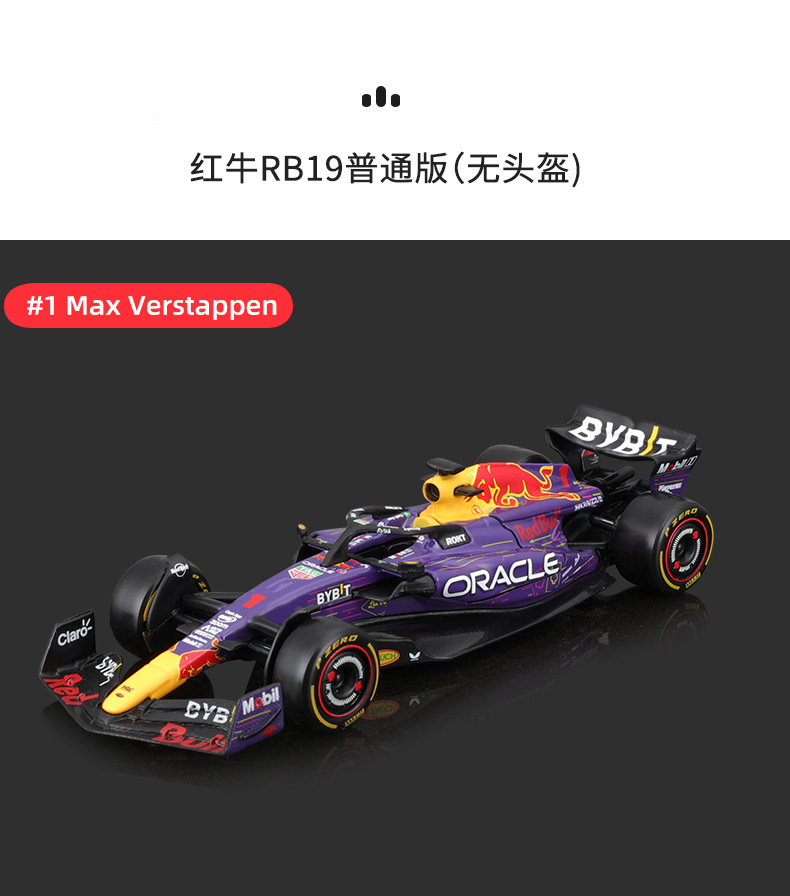 比美高1:43红牛RB19F1车模方程式赛车模型仿真合金拉斯维加斯20详情12