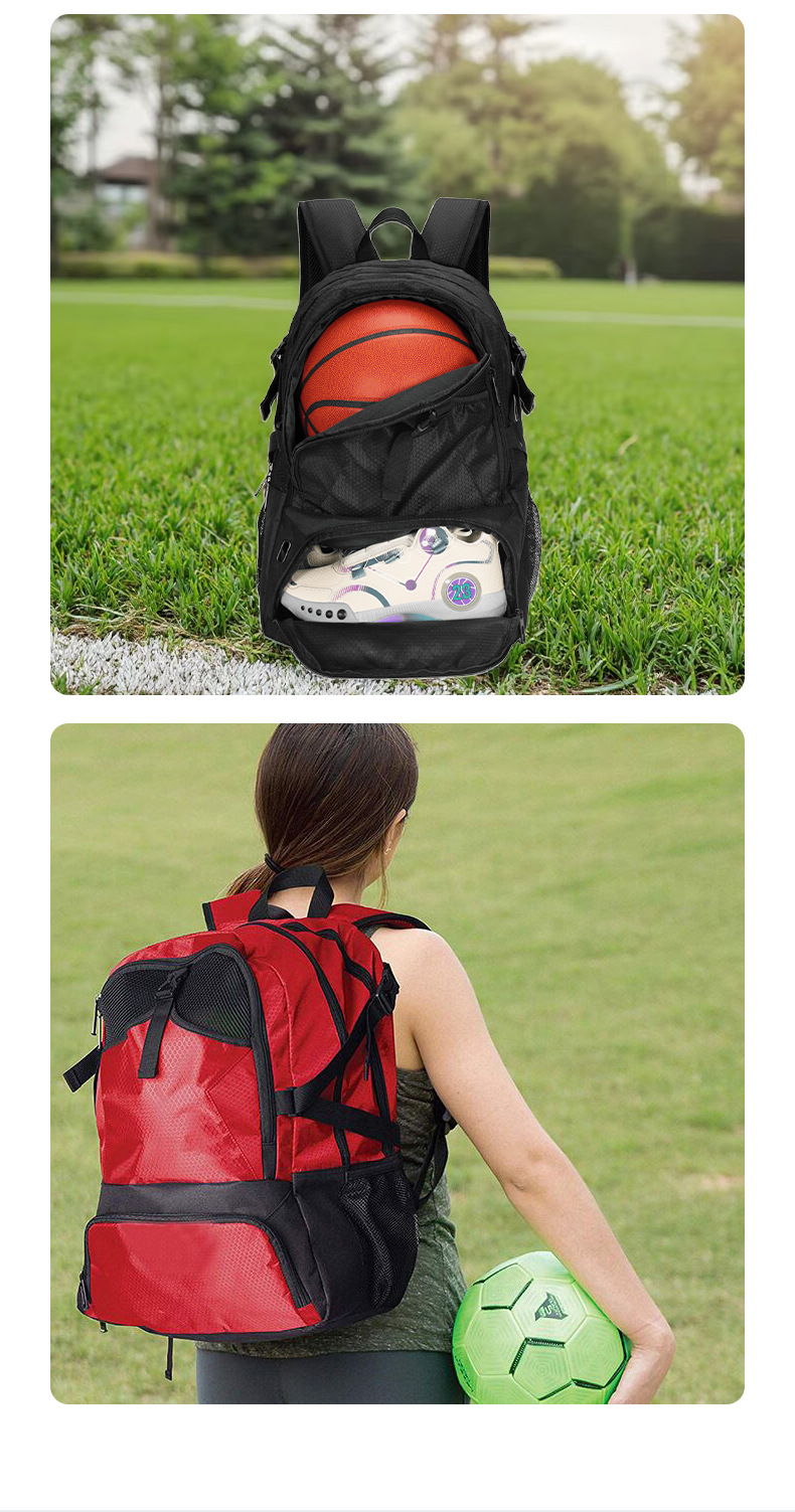 篮球包运动背包可装球鞋学生双肩背包训练包男女运动员防水足球包详情12