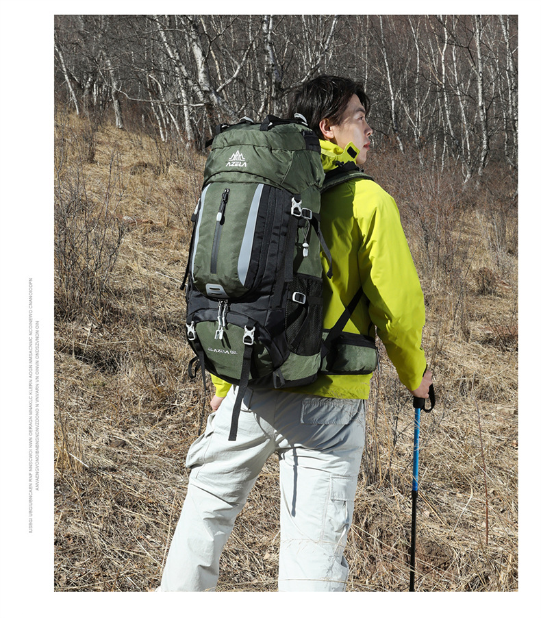 Azera Backpack for Cross-border outdoor Hiking and mountain Climbing 60L Backpacking Sports multi-functional large-capacity mountain climbing pic 16