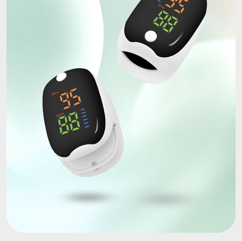 血氧仪手指夹式医用测血氧饱和度心率检测家用指脉氧仪脉搏详情11